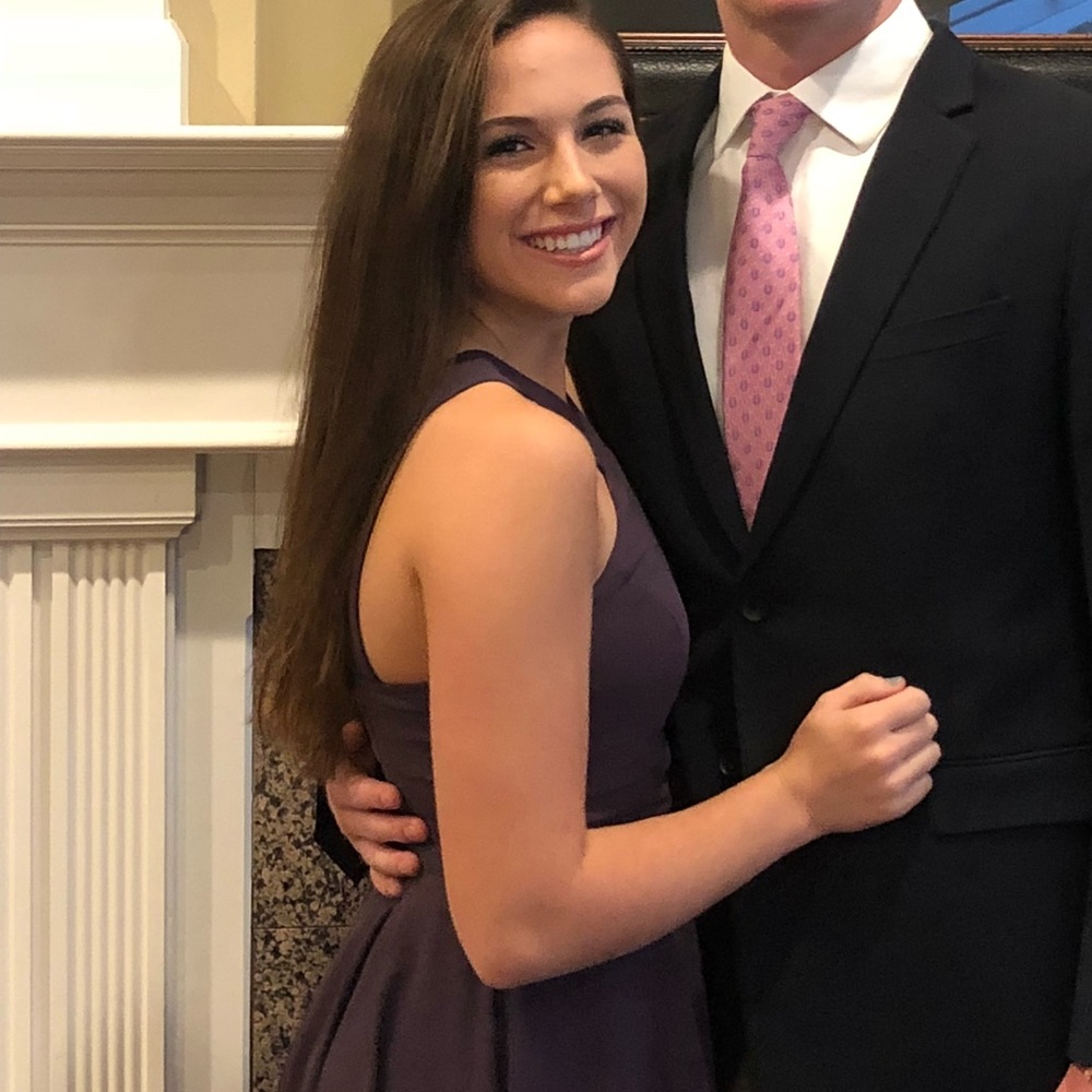 Dark purple dress from lulus